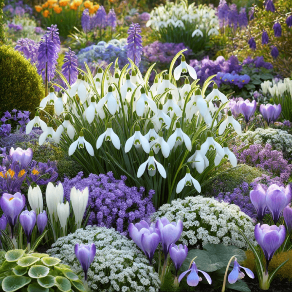 krokus en sneeuwvlok