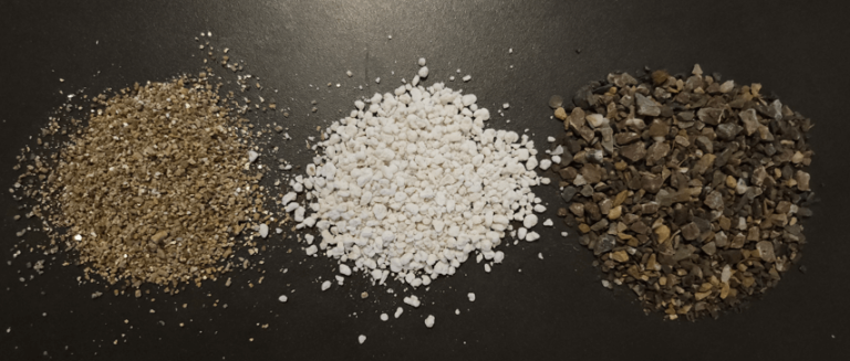 Grit vs Perliet vs Vermiculiet