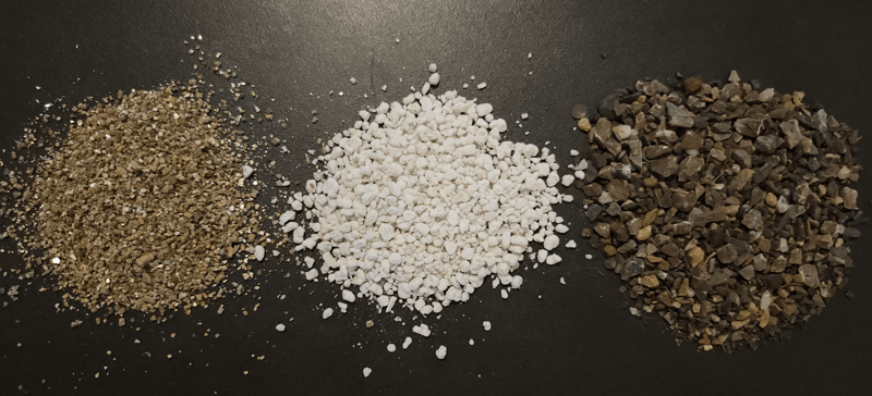 Grit vs Perliet vs Vermiculiet